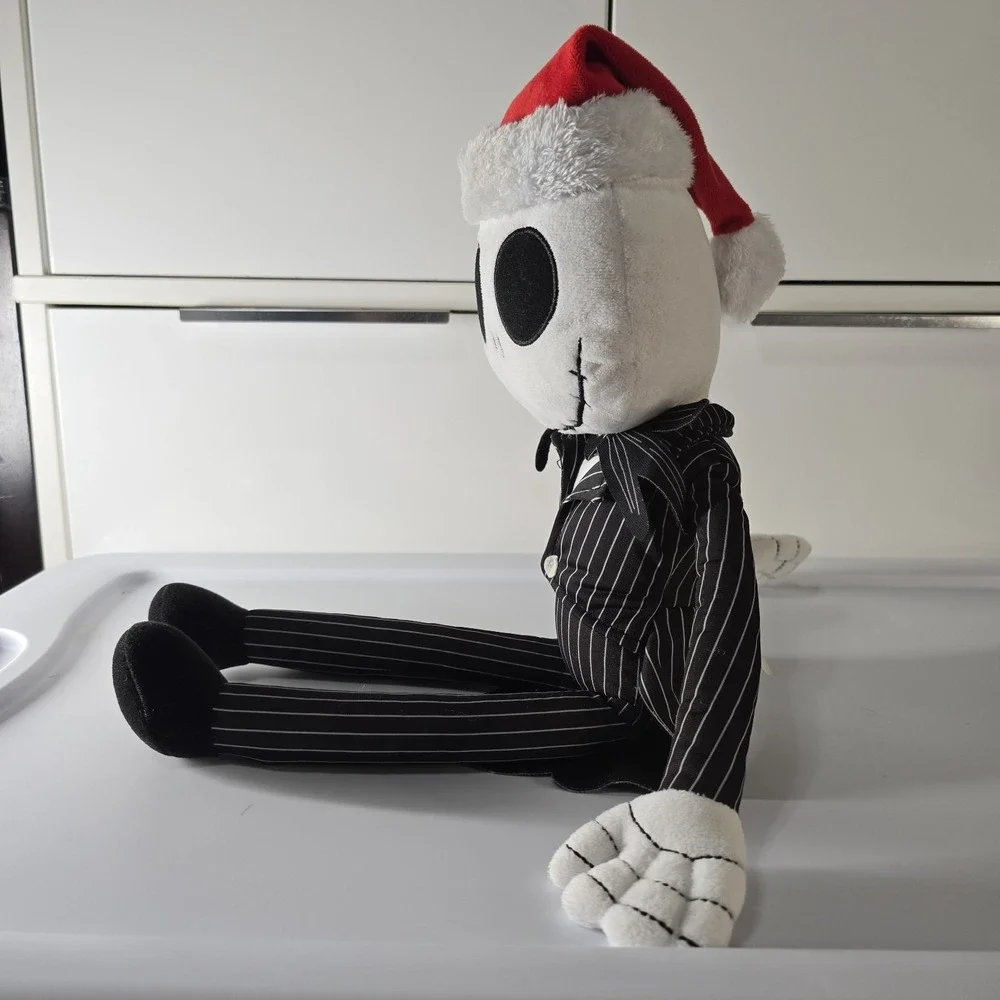 Disney Jack Skellington Santa Hat Plush The Big One Nightmare Before Christmas